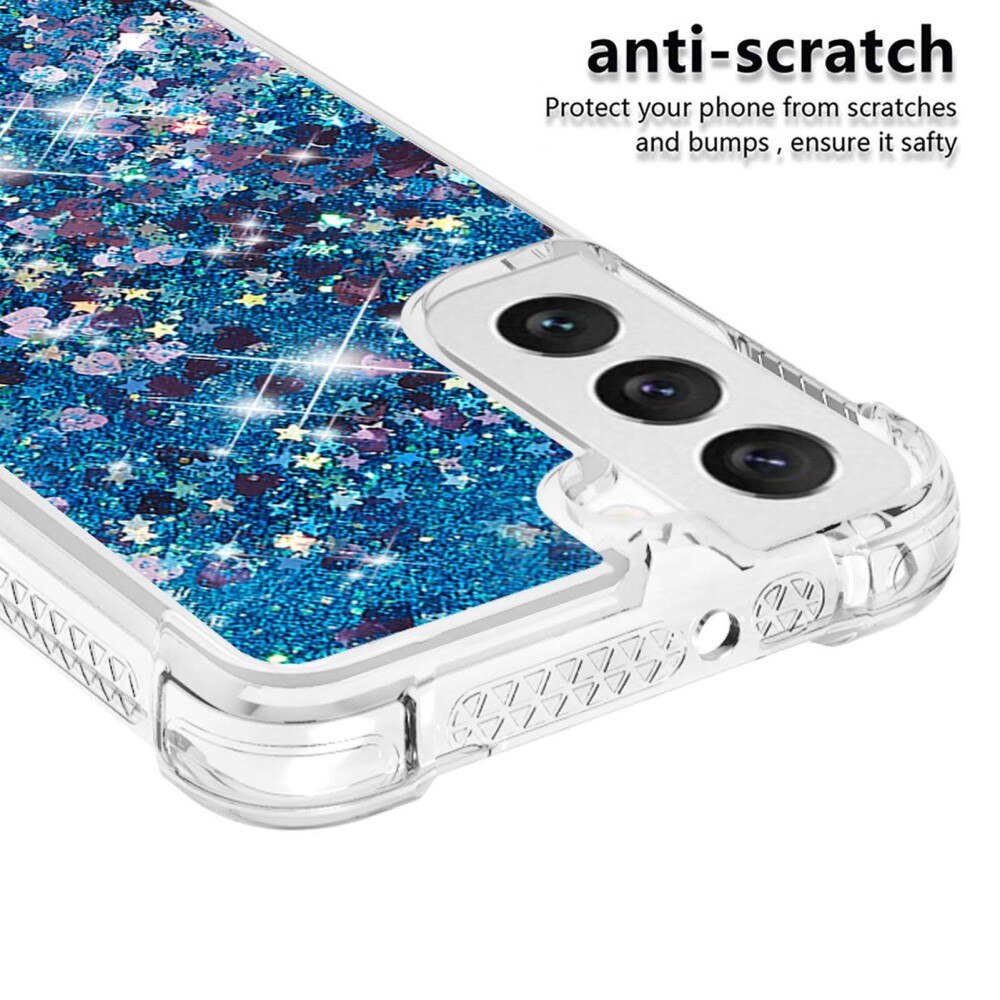 Samsung Galaxy S23 Glitter Powder TPU Handyhülle  blau