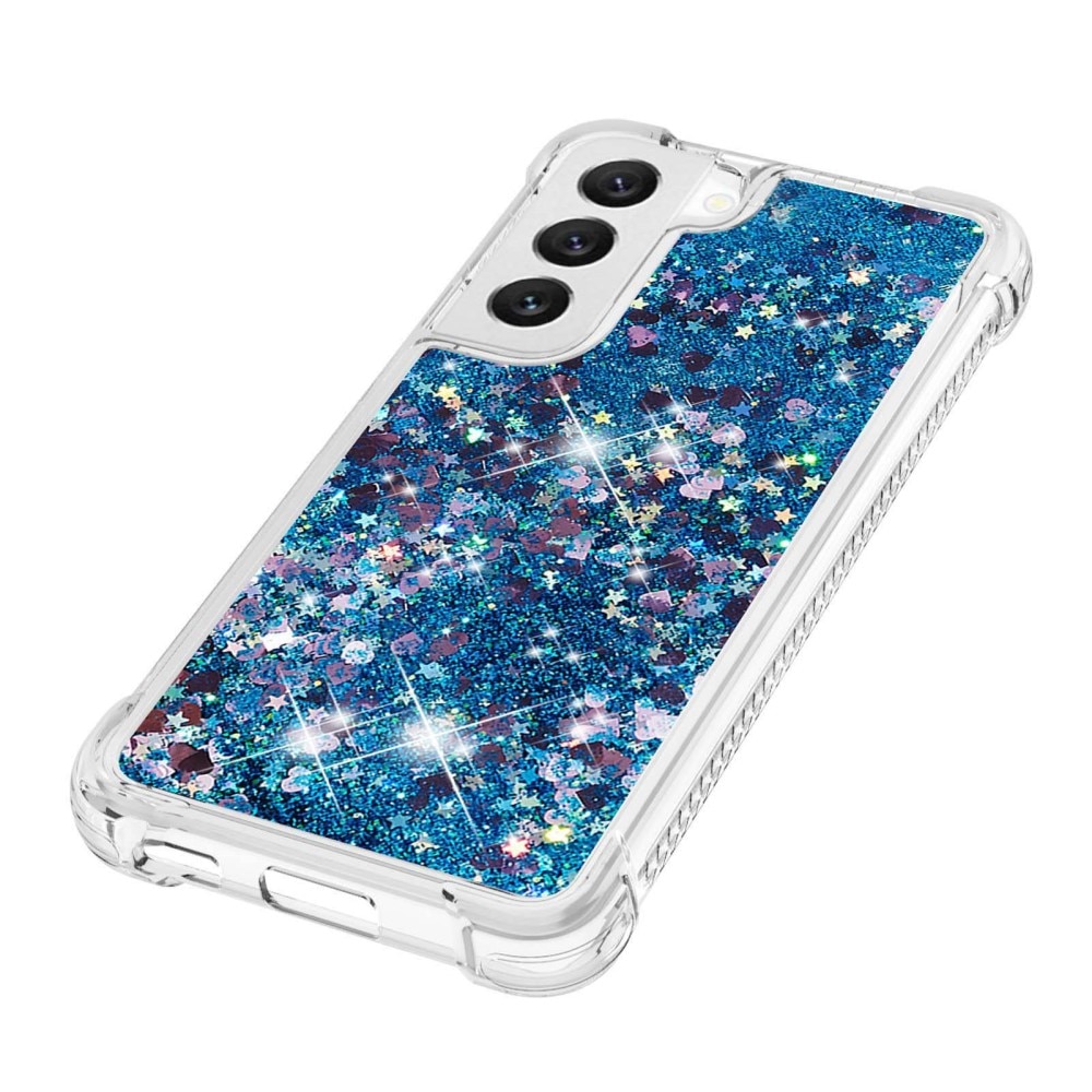 Samsung Galaxy S23 Glitter Powder TPU Handyhülle  blau