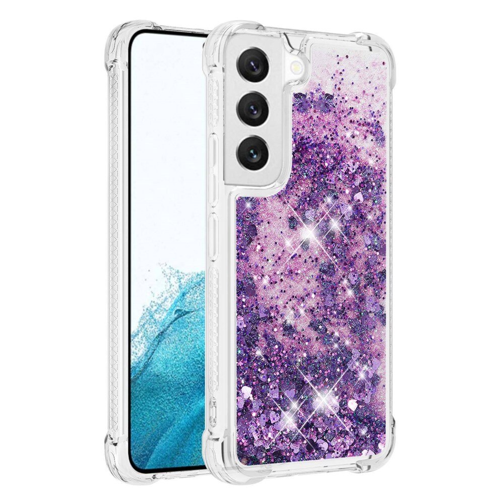 Samsung Galaxy S23 Glitter Powder TPU Handyhülle lila