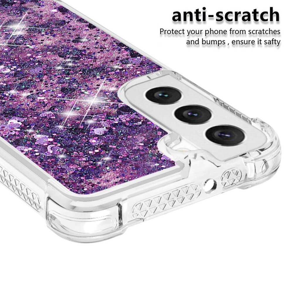 Samsung Galaxy S23 Glitter Powder TPU Handyhülle lila