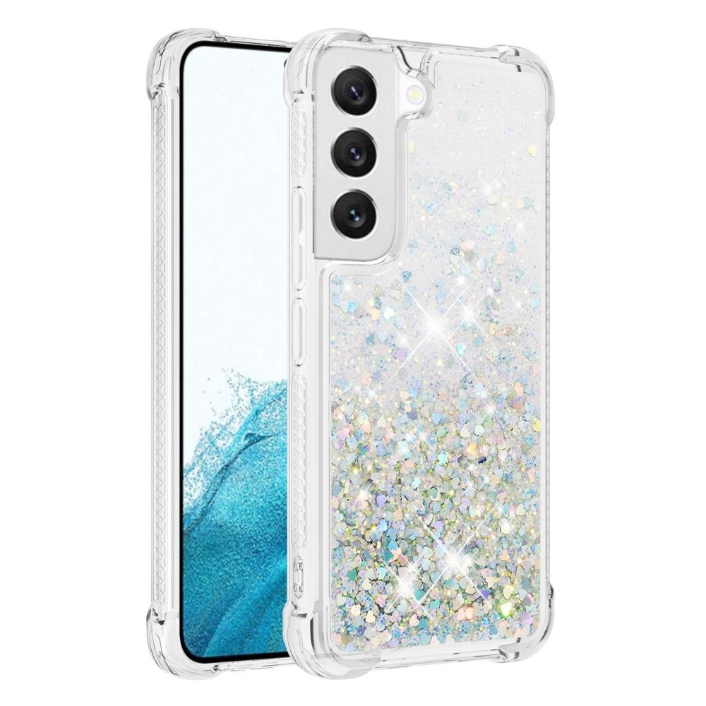 Samsung Galaxy S23 Glitter Powder TPU Handyhülle silber