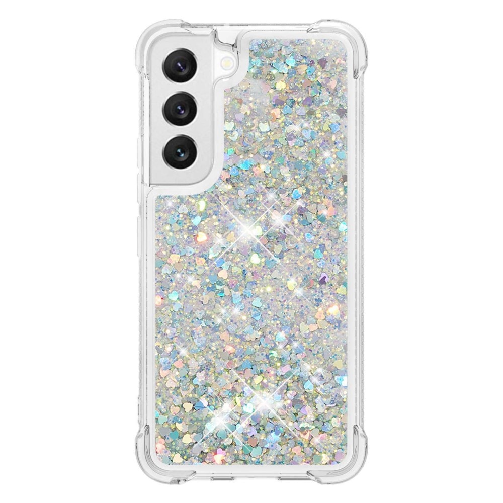 Samsung Galaxy S23 Glitter Powder TPU Handyhülle silber