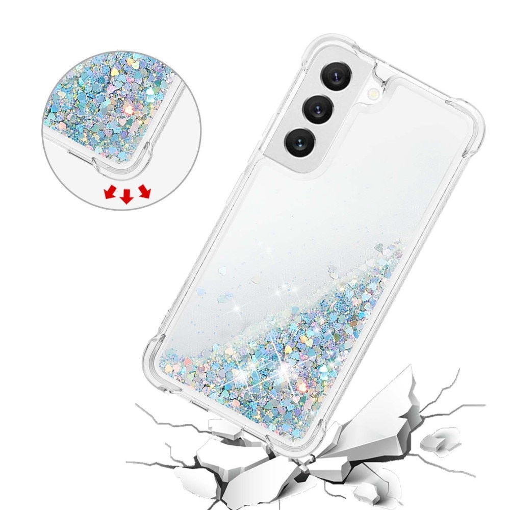 Samsung Galaxy S23 Glitter Powder TPU Handyhülle silber