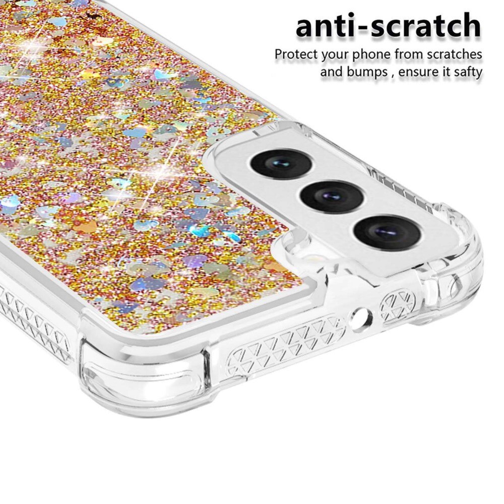 Samsung Galaxy S23 Glitter Powder TPU Handyhülle gold