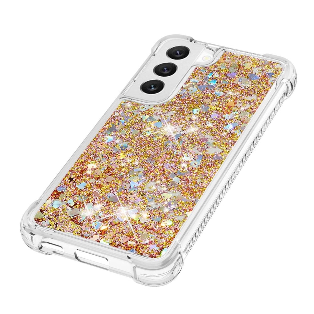Samsung Galaxy S23 Glitter Powder TPU Handyhülle gold