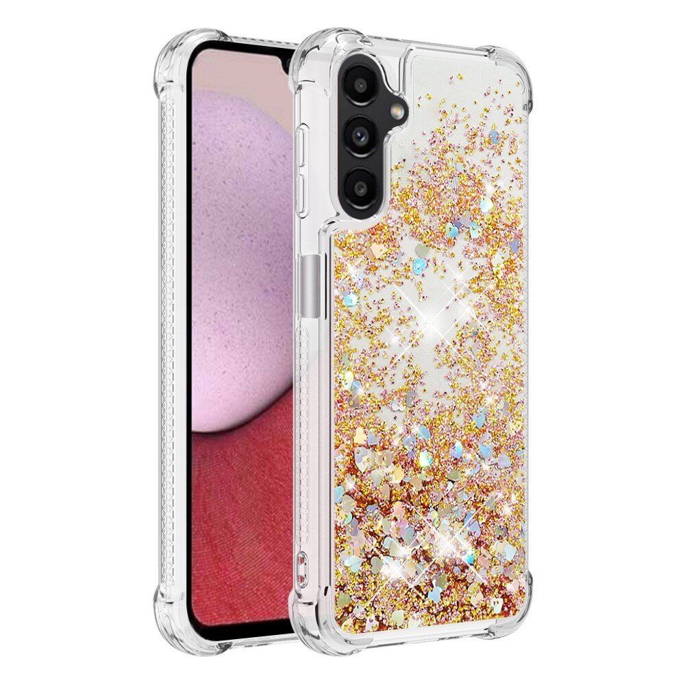 Samsung Galaxy A14 Glitter Powder TPU Handyhülle gold