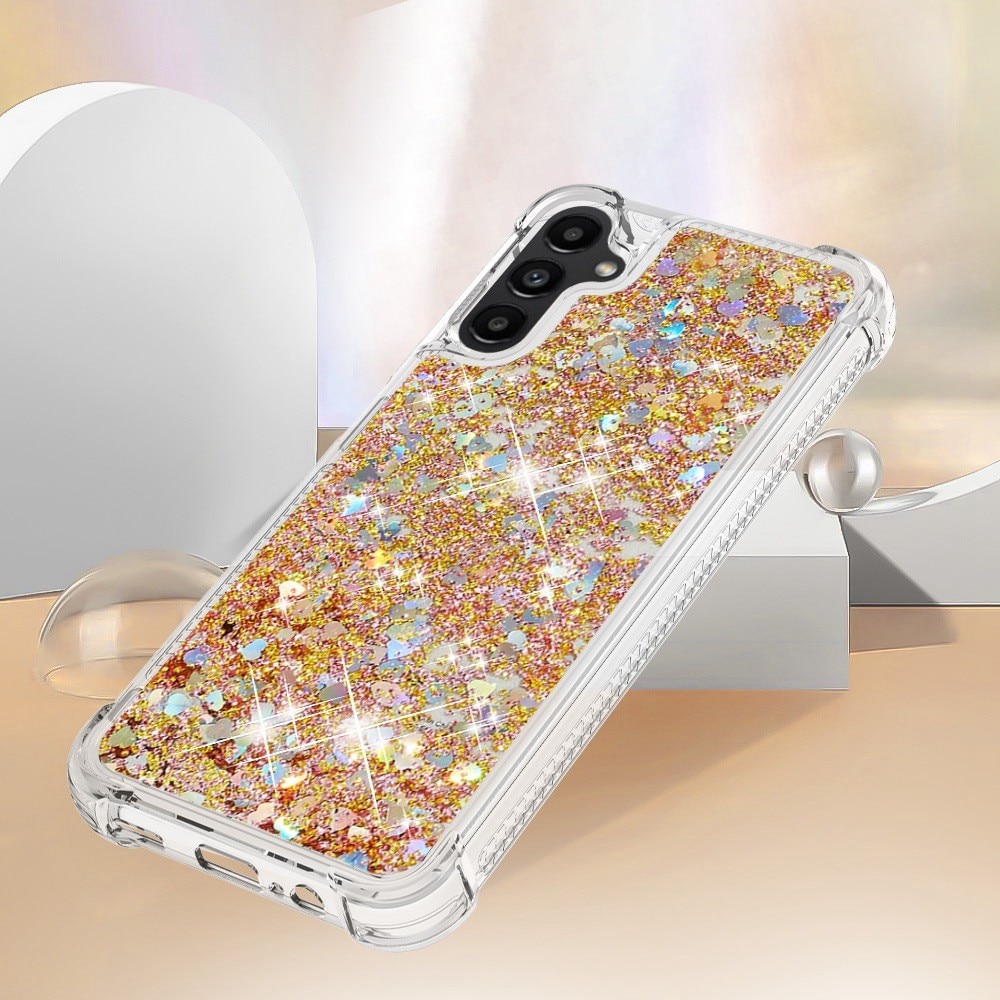 Samsung Galaxy A14 Glitter Powder TPU Handyhülle gold