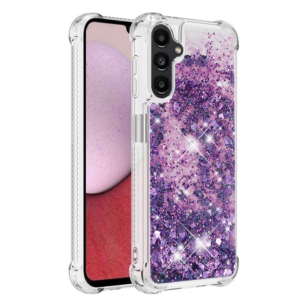 Samsung Galaxy A14 Glitter Powder TPU Handyhülle lila