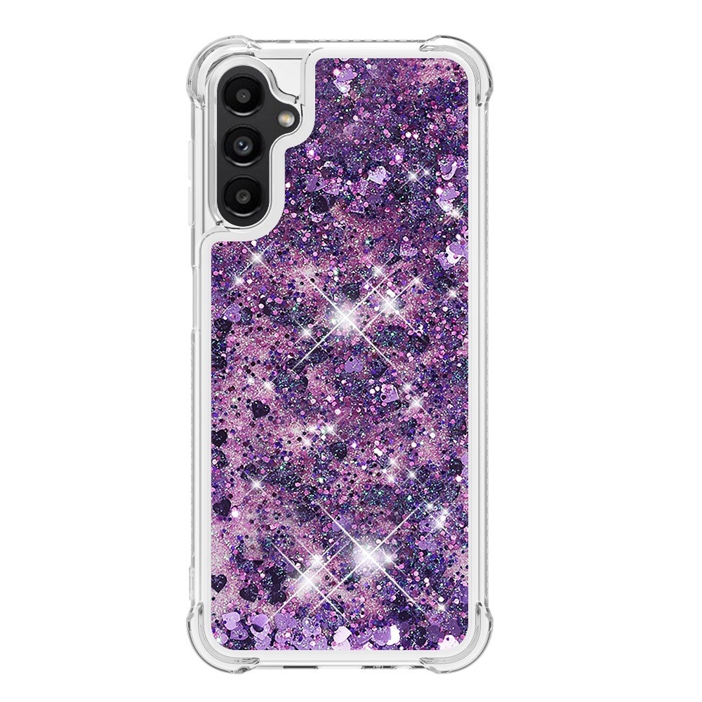 Samsung Galaxy A14 Glitter Powder TPU Handyhülle lila