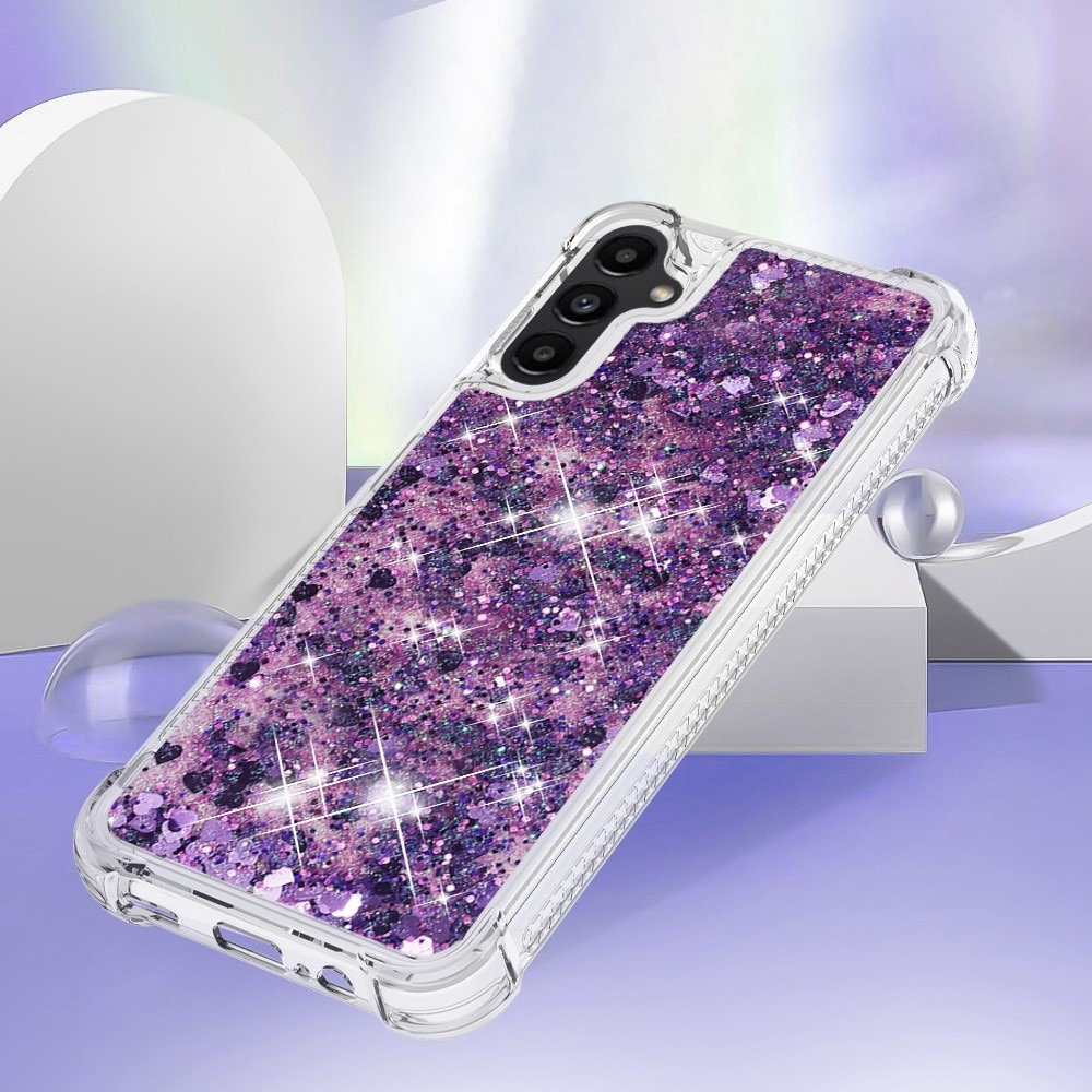 Samsung Galaxy A14 Glitter Powder TPU Handyhülle lila