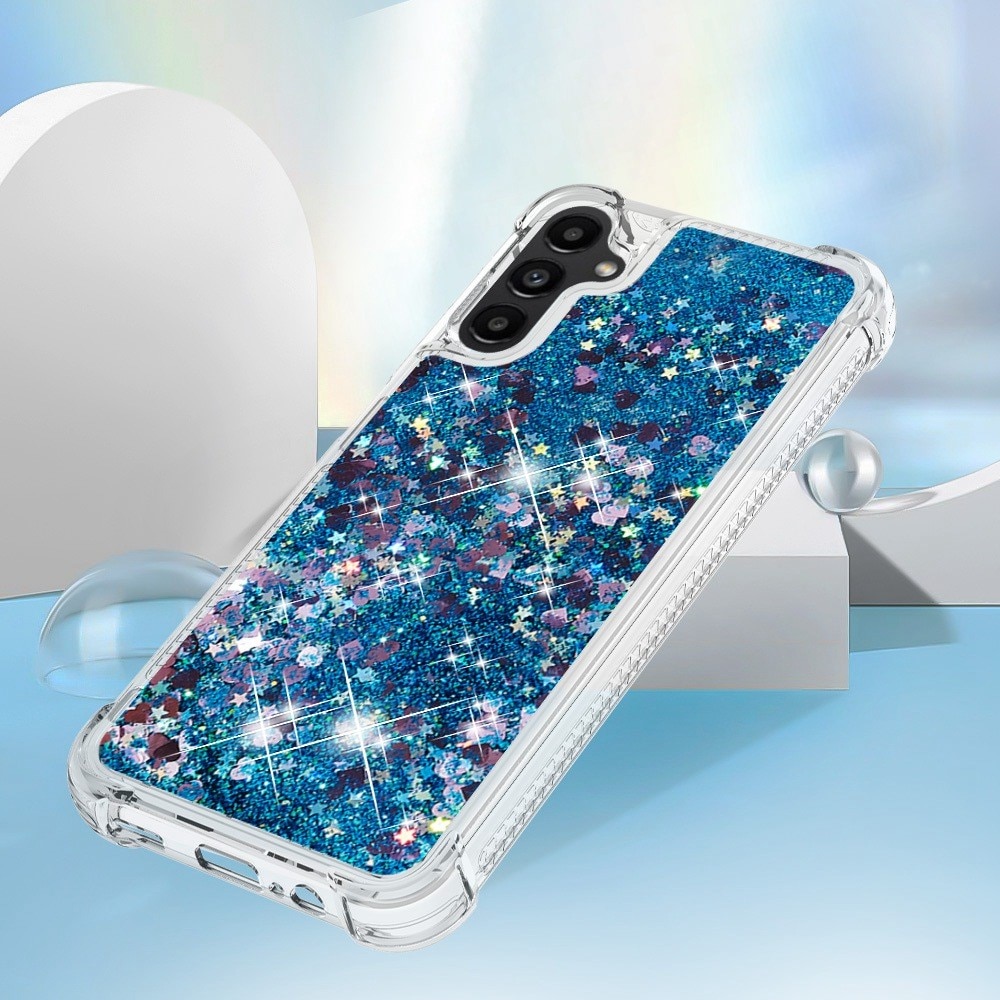 Samsung Galaxy A14 Glitter Powder TPU Handyhülle blau