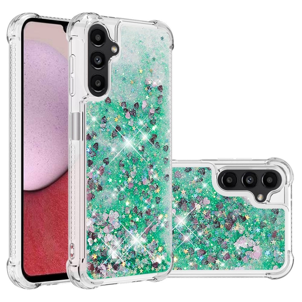 Samsung Galaxy A14 Glitter Powder TPU Handyhülle grün