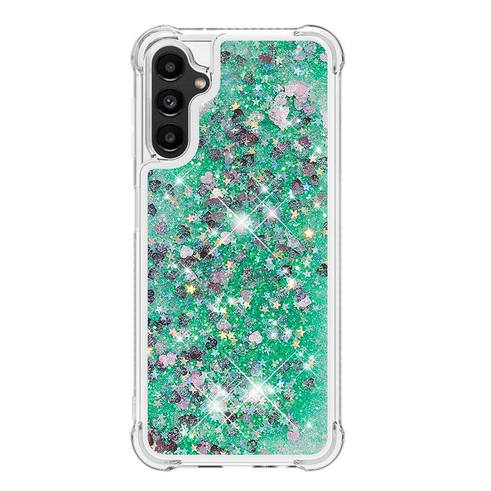 Samsung Galaxy A14 Glitter Powder TPU Handyhülle grün