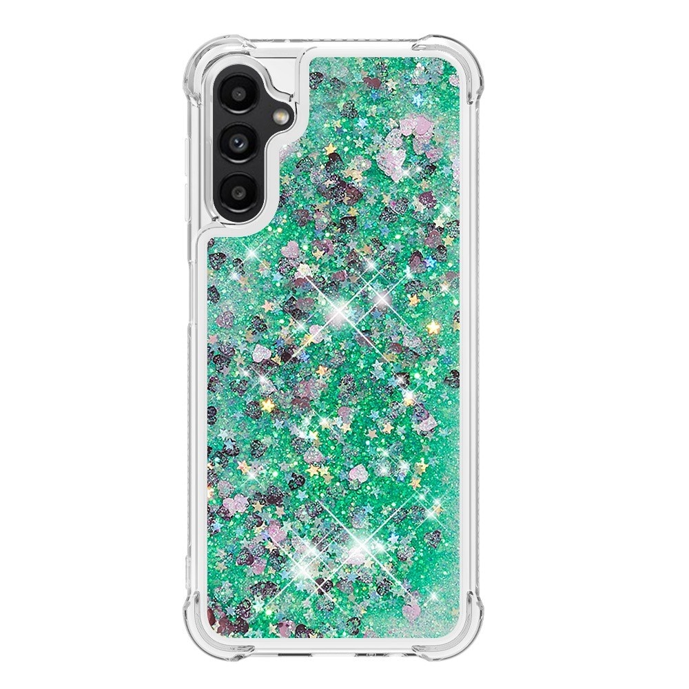 Samsung Galaxy A14 Glitter Powder TPU Handyhülle grün