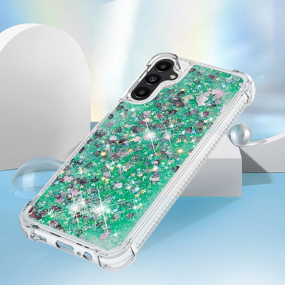 Samsung Galaxy A14 Glitter Powder TPU Handyhülle grün