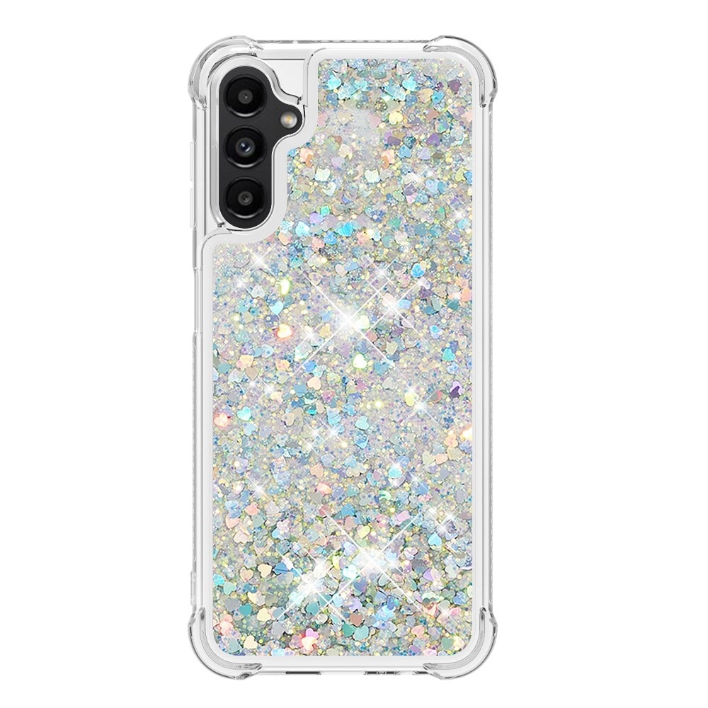 Samsung Galaxy A14 Glitter Powder TPU Handyhülle silber