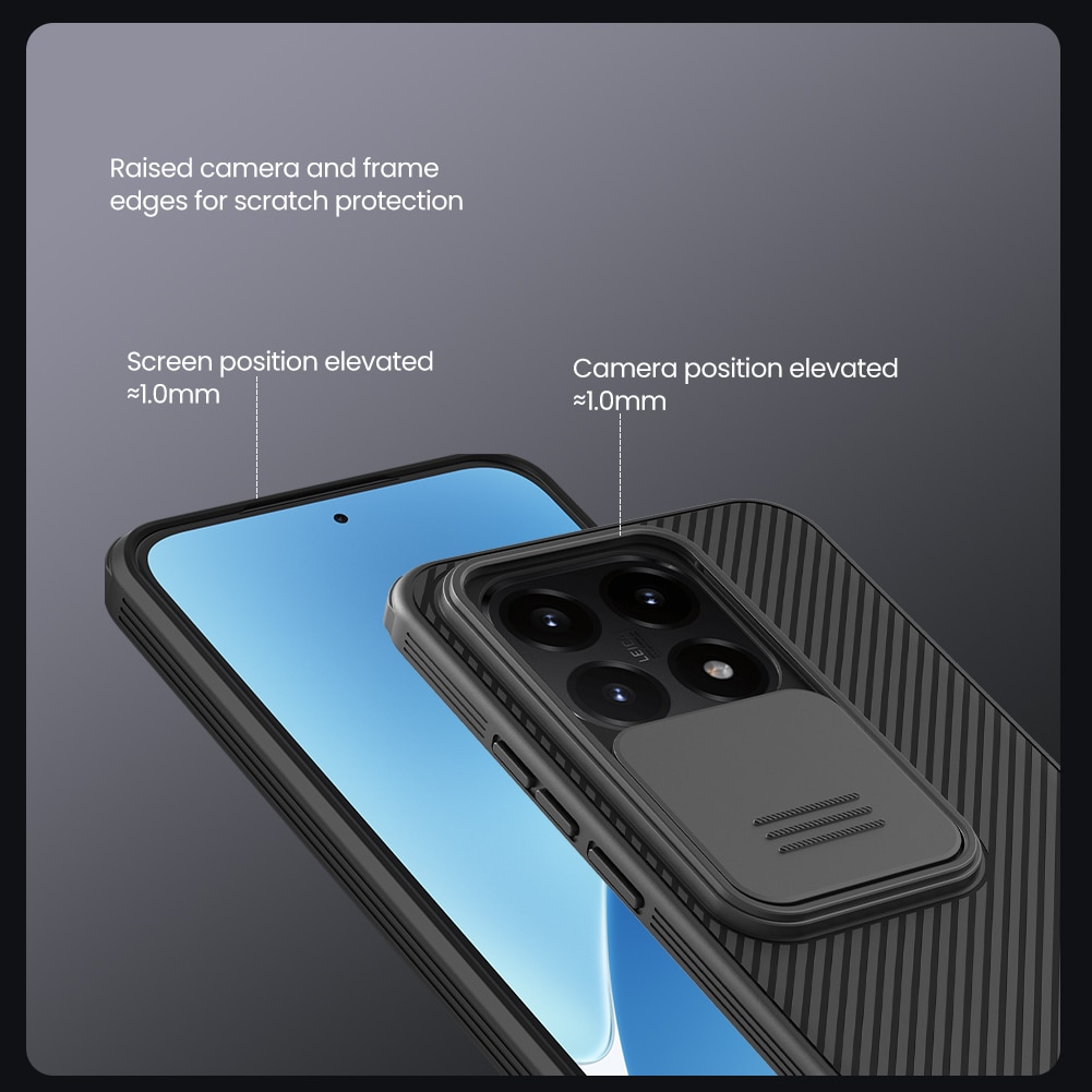 CamShield Hülle Xiaomi 15T Schwarz