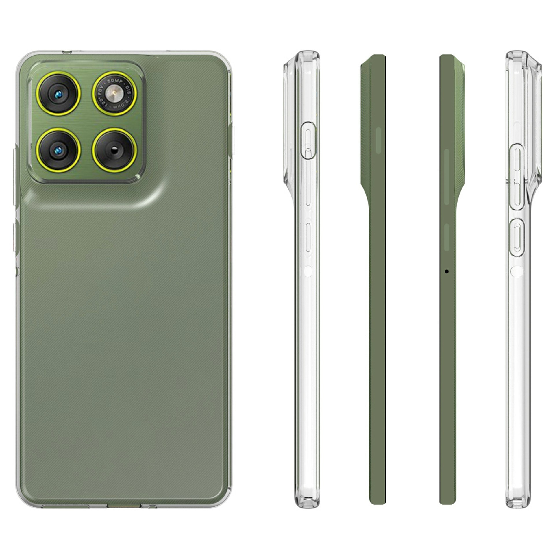 TPU Hülle Motorola Edge 70 Transparent