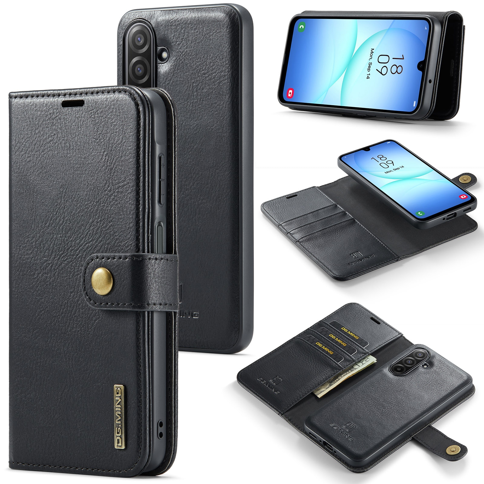 Handytasche Magnetische Samsung Galaxy A17 Black