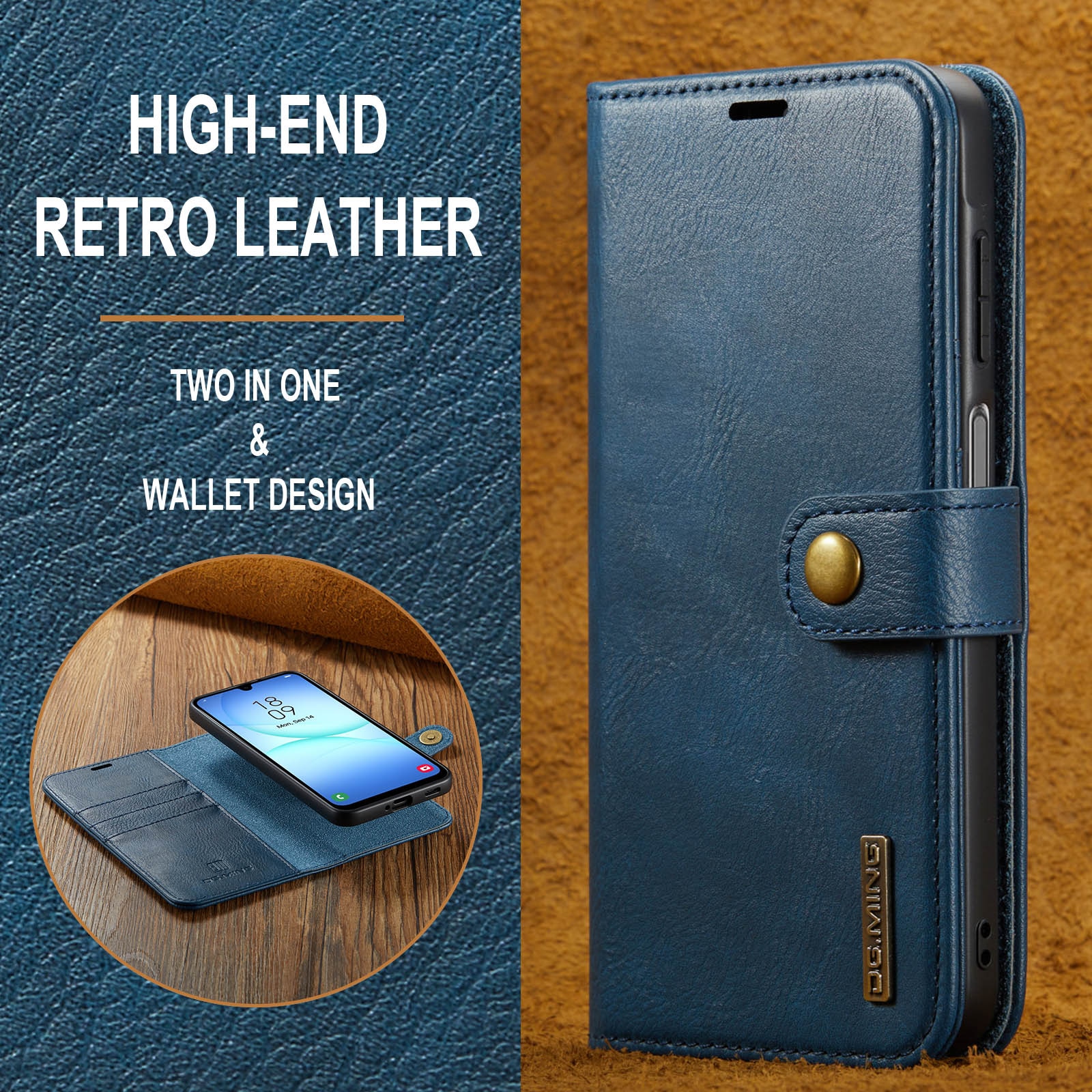 Handytasche Magnetische Samsung Galaxy A17 Blue