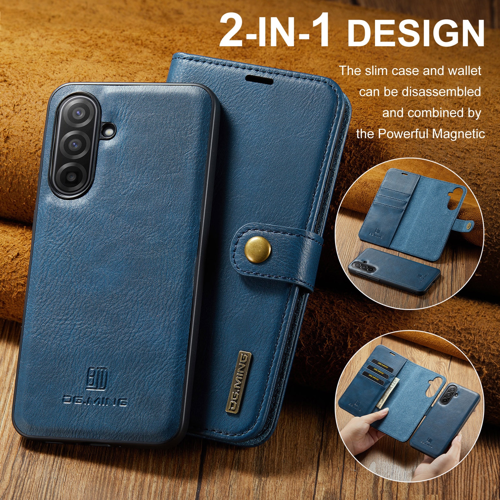 Handytasche Magnetische Samsung Galaxy A17 Blue