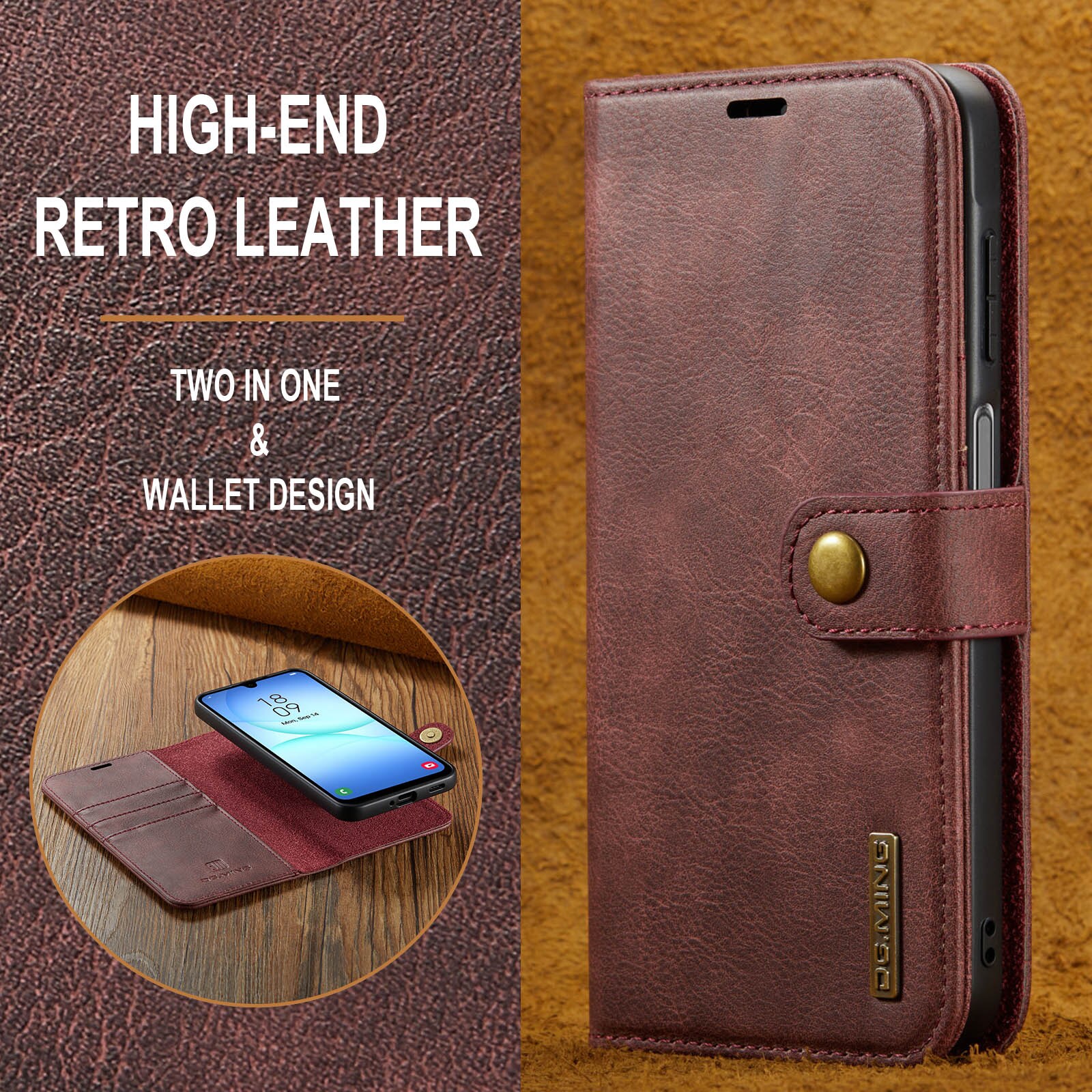 Handytasche Magnetische Samsung Galaxy A17 Red