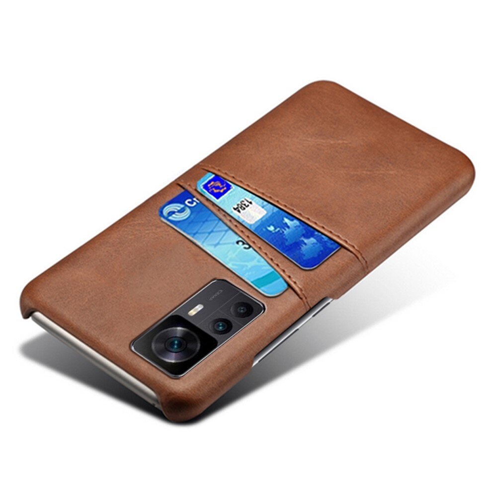 Card Slots Case Xiaomi 12T/12T Pro Braun