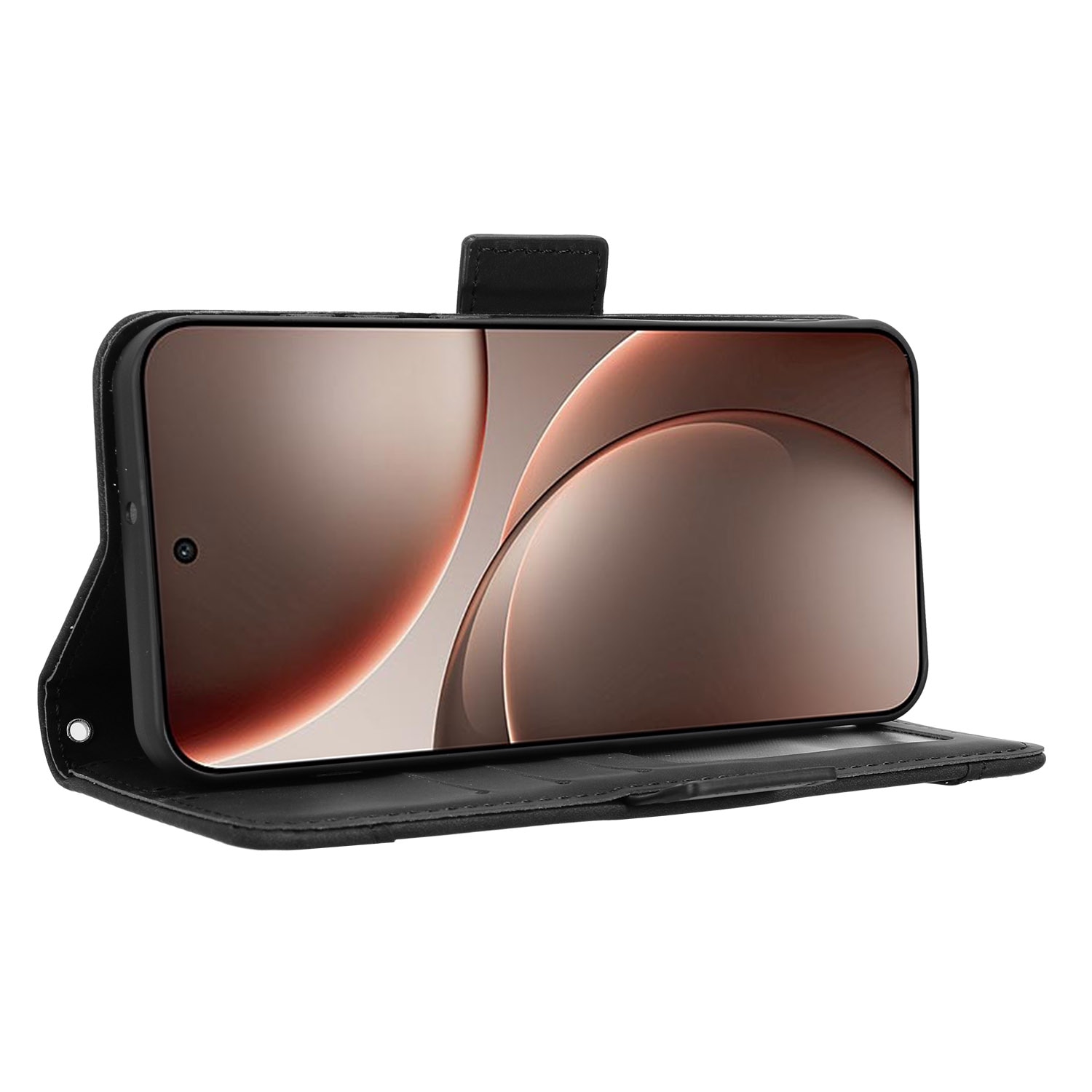 Oppo Find X9 Multi Portemonnaie-Hülle schwarz