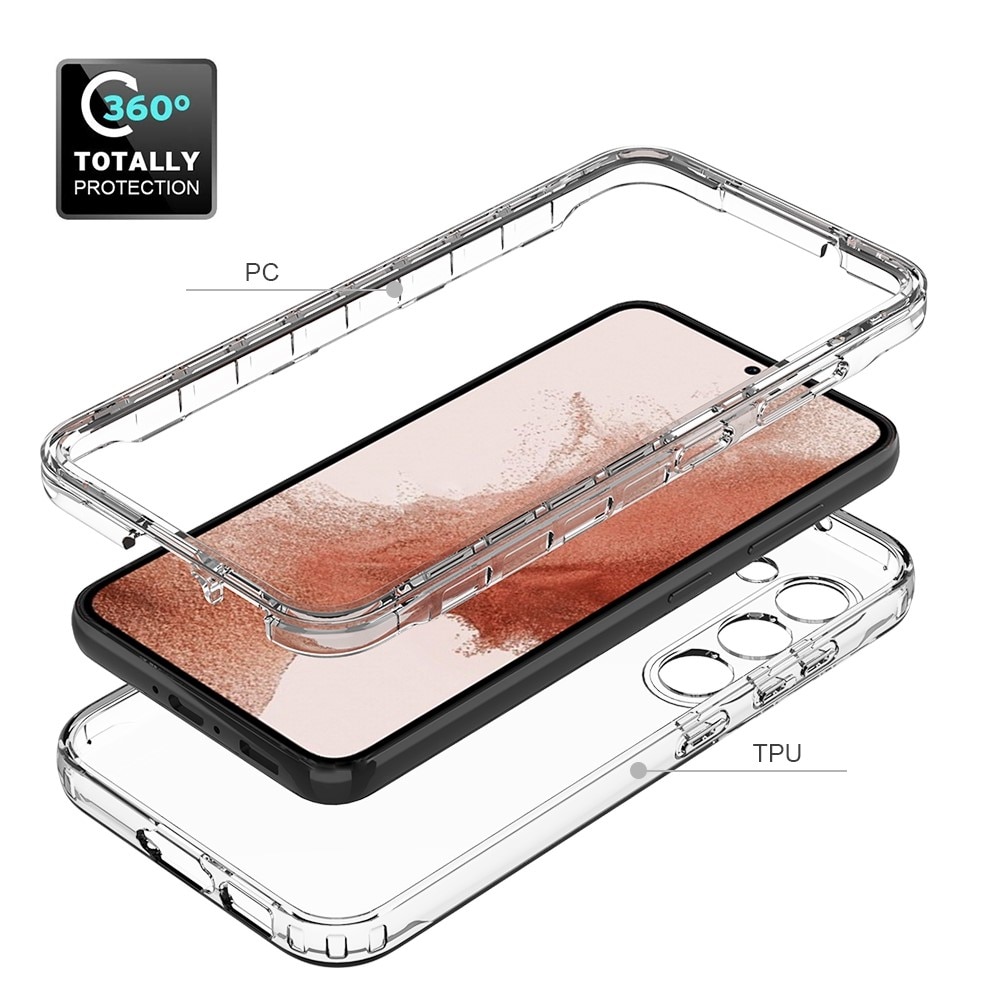 Samsung Galaxy S23 Plus Full Cover Hülle transparent