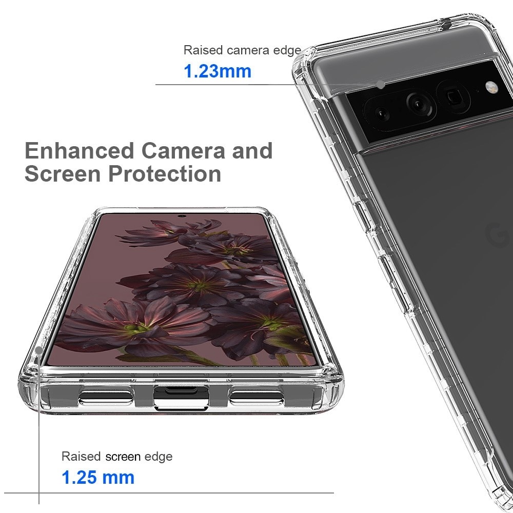 Google Pixel 7 Pro Full Protection Case transparent