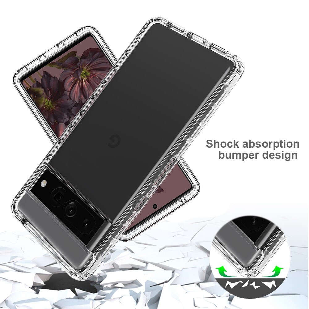 Google Pixel 7 Pro Full Cover Hülle transparent