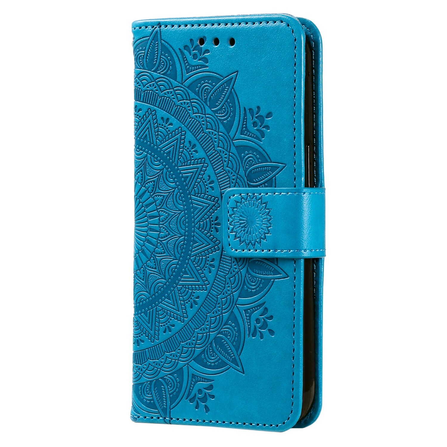 Samsung Galaxy A37 Handytasche Mandala Blau