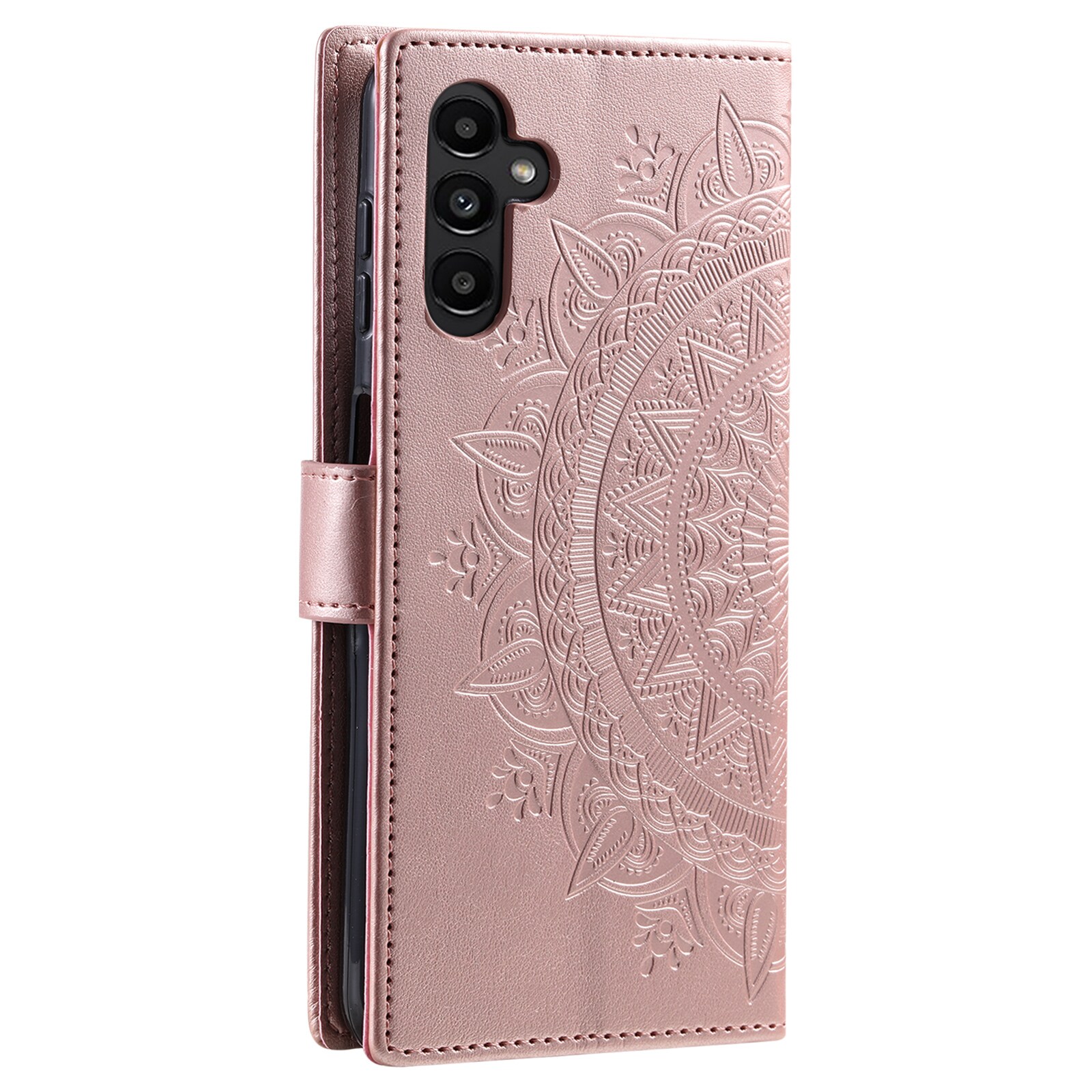 Samsung Galaxy A37 Handytasche Mandala Roségold