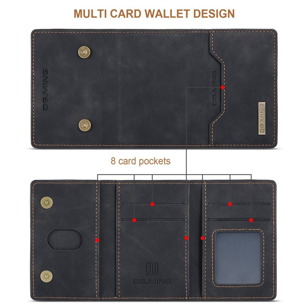 Magnetic Card Slot Case Samsung Galaxy S23 Plus Schwarz