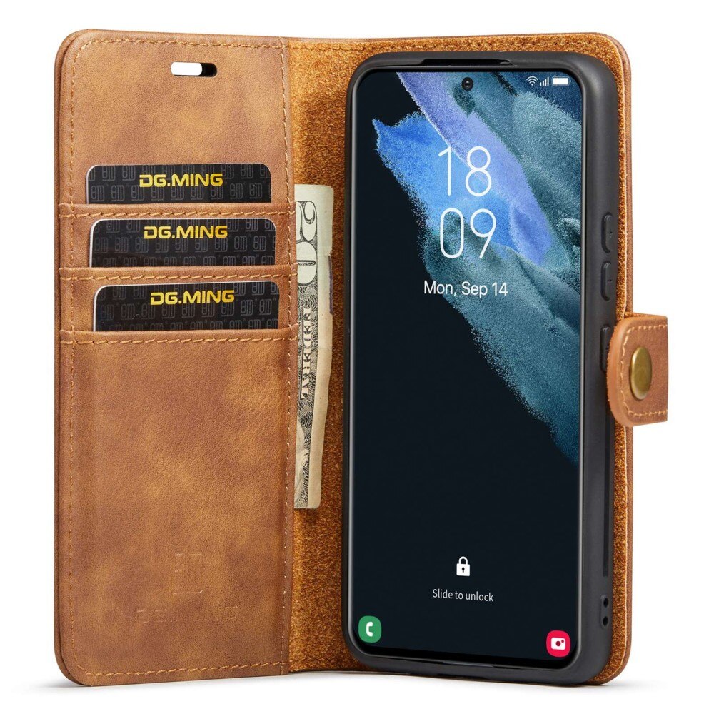 Handytasche Magnetische Samsung Galaxy S23 Cognac