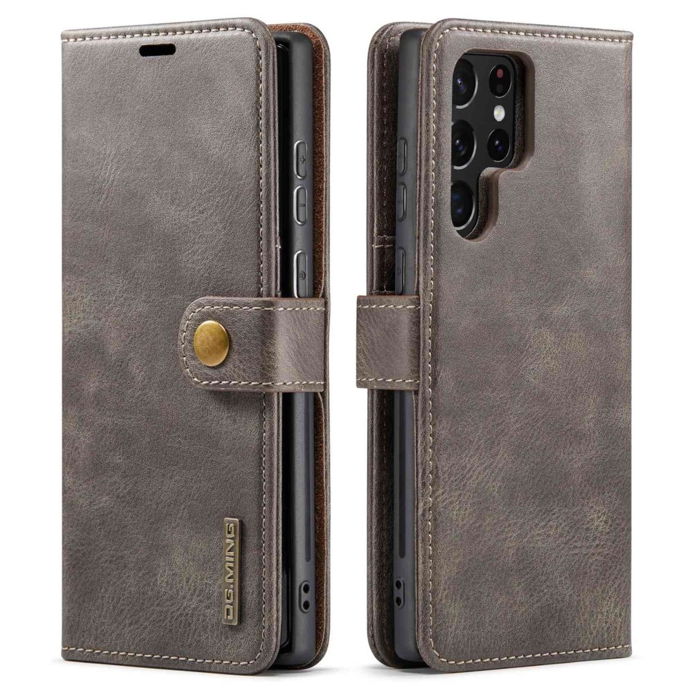 Handytasche Magnetische Samsung Galaxy S23 Ultra Braun