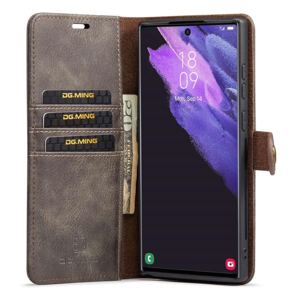Handytasche Magnetische Samsung Galaxy S23 Ultra Braun