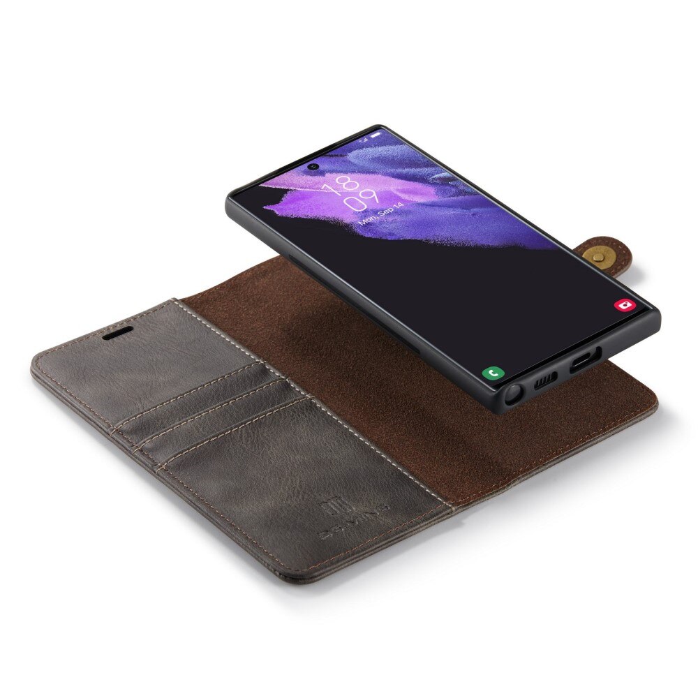 Handytasche Magnetische Samsung Galaxy S23 Ultra Braun