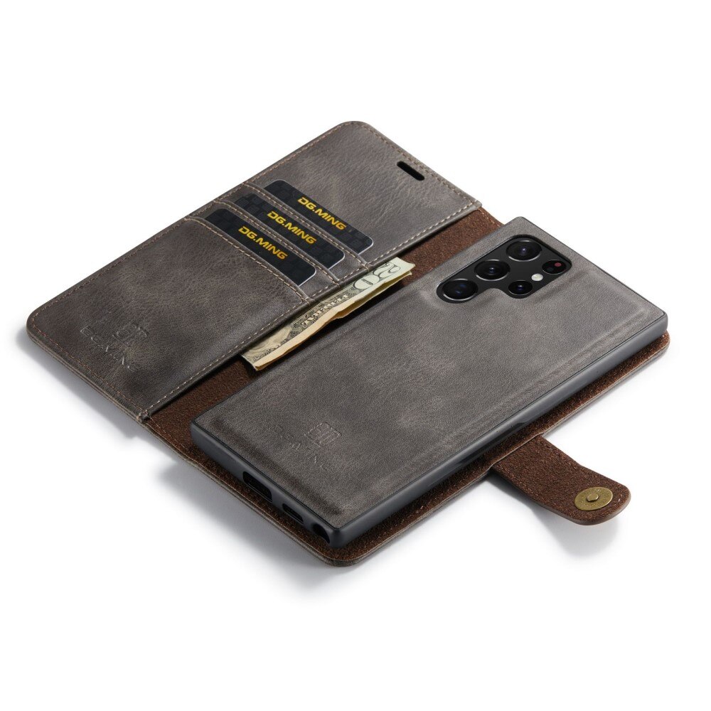 Handytasche Magnetische Samsung Galaxy S23 Ultra Braun