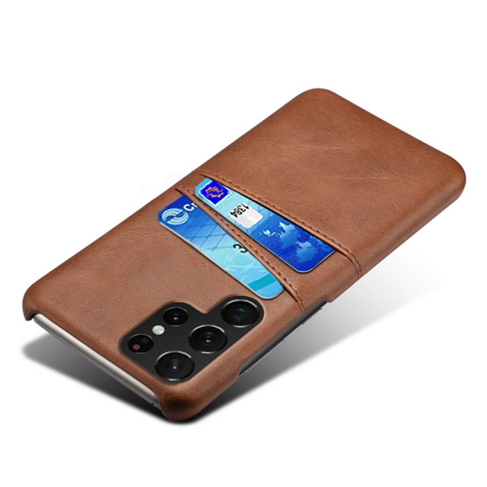 Card Slots Case Samsung Galaxy S23 Ultra braun