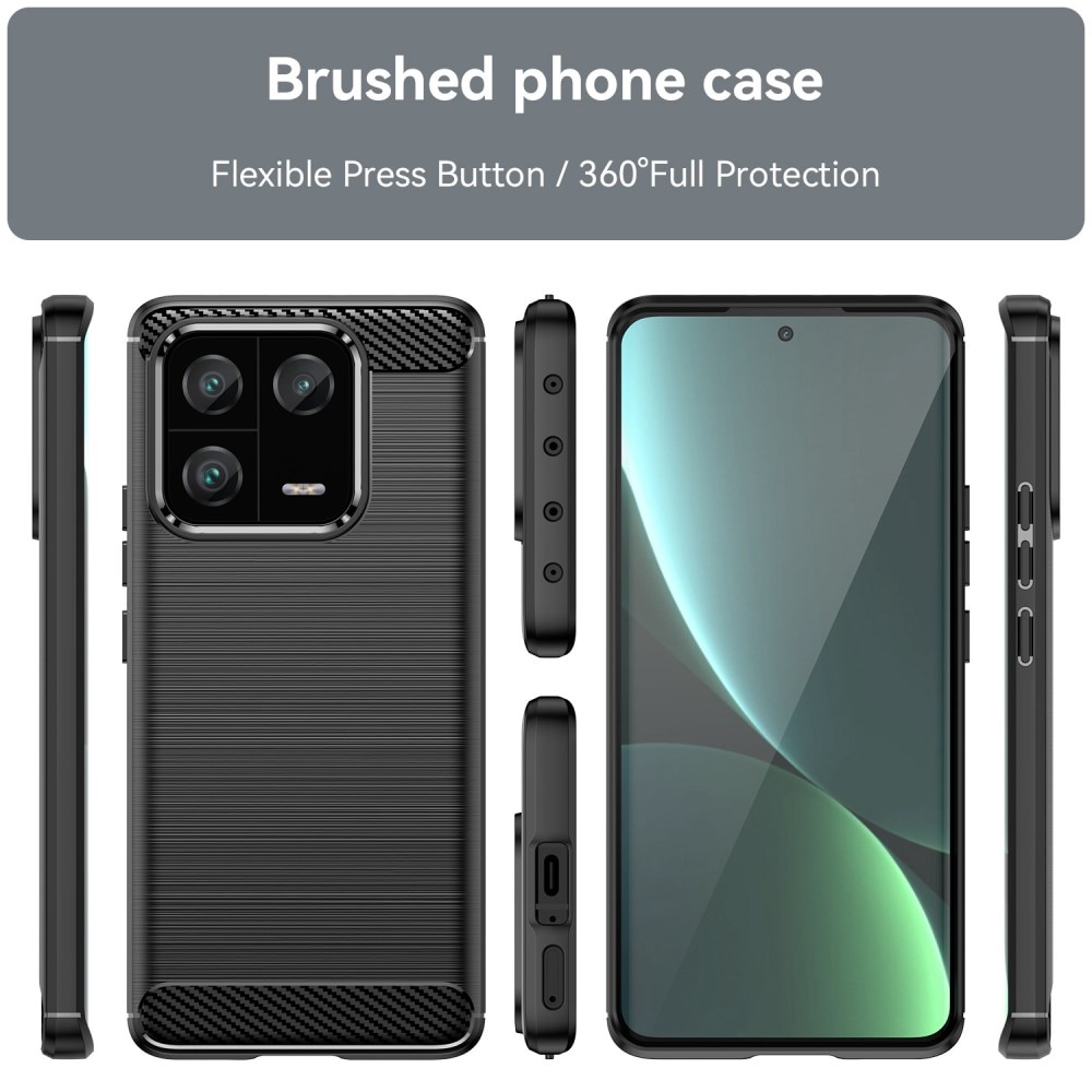 Xiaomi 13 Pro Hülle TPU Brushed Black