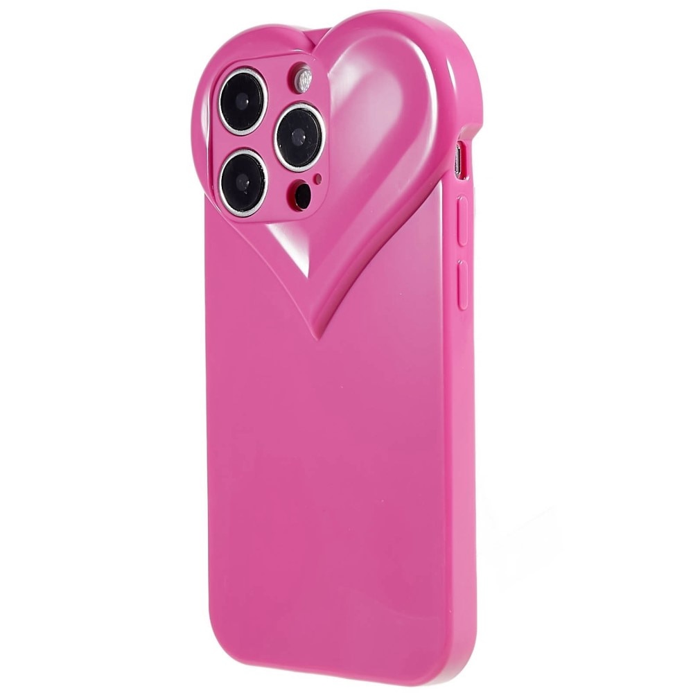 iPhone 14 Pro TPU-hülle Herz rosa