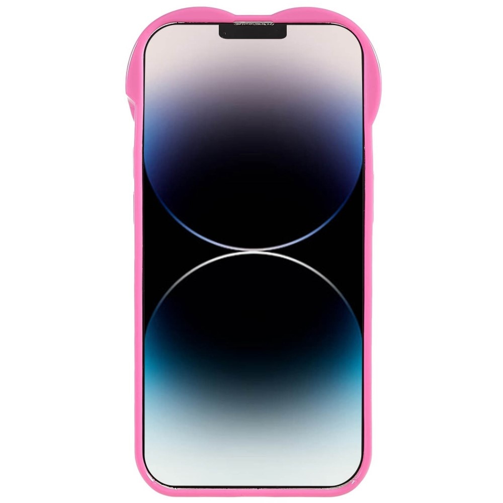 iPhone 14 Pro TPU-hülle Herz rosa