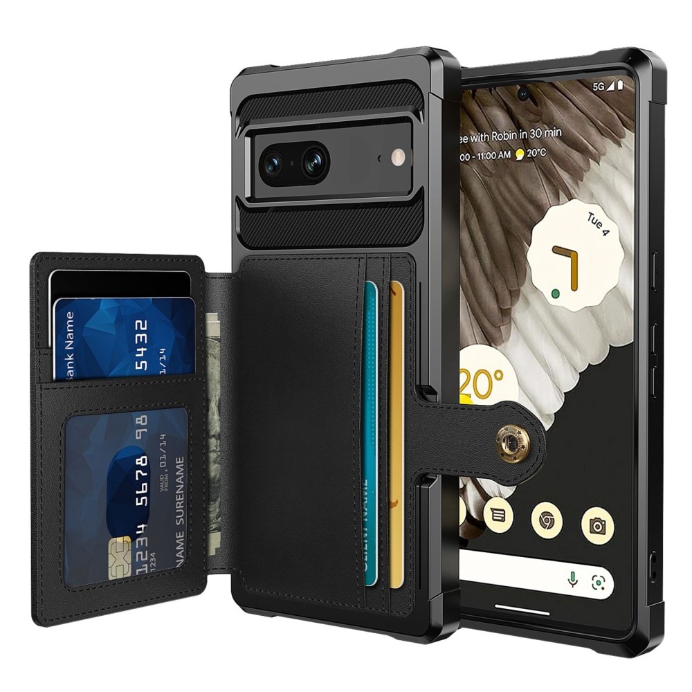 Google Pixel 7 Tough Multi-slot Case schwarz