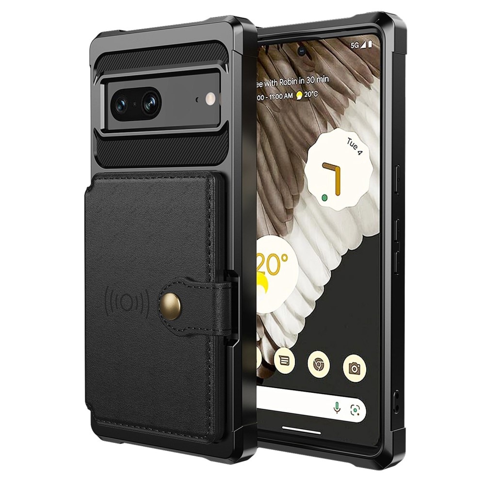 Google Pixel 7 Tough Multi-slot Case schwarz