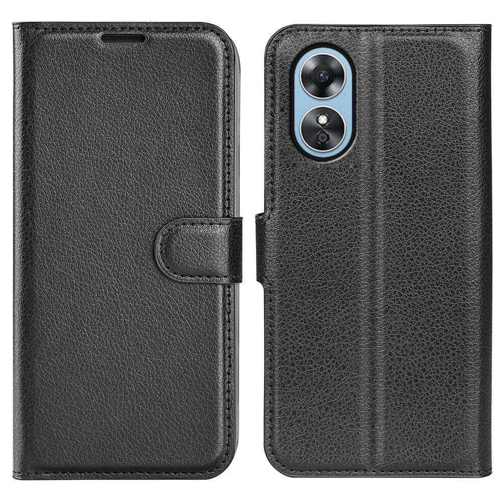 Oppo A17k Handytasche schwarz