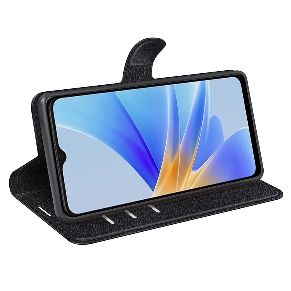 Oppo A17 Handytasche Schwarz