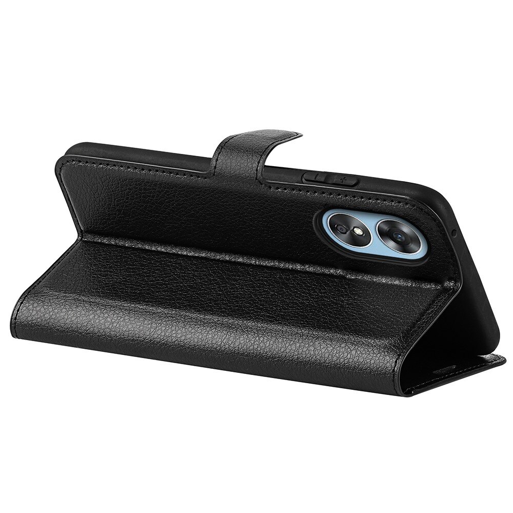 Oppo A17 Handytasche Schwarz