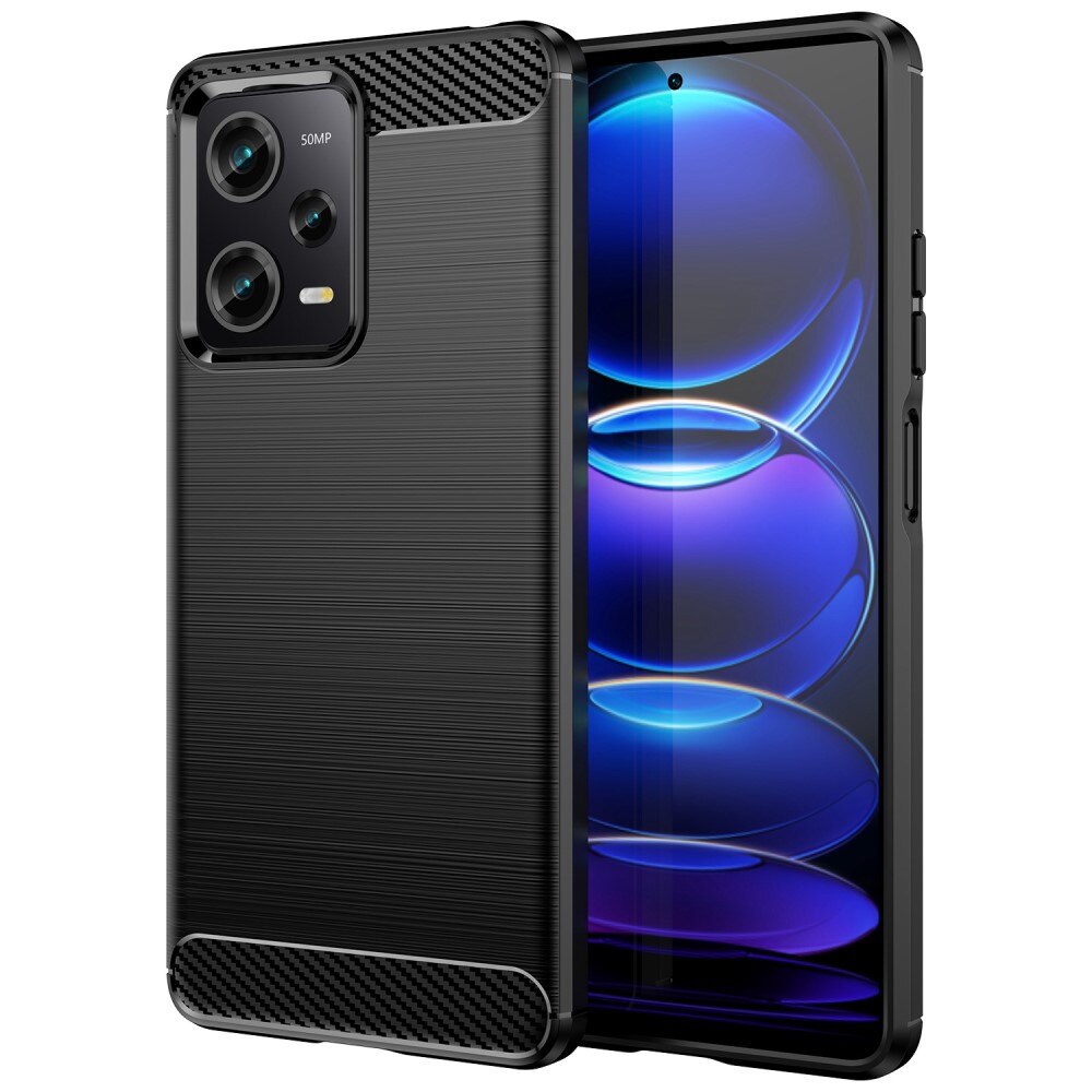 Xiaomi Redmi Note 12 Pro Hülle TPU Brushed Schwarz