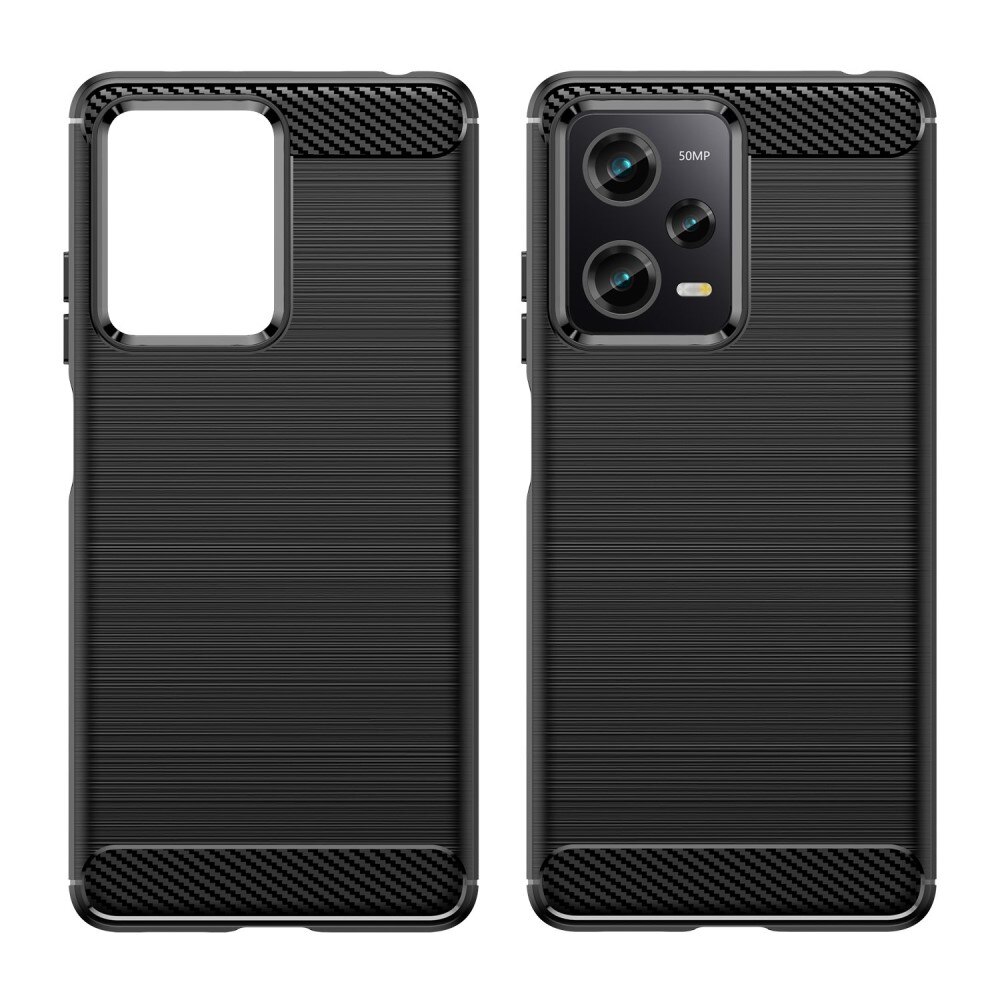 Xiaomi Redmi Note 12 Pro Hülle TPU Brushed Schwarz